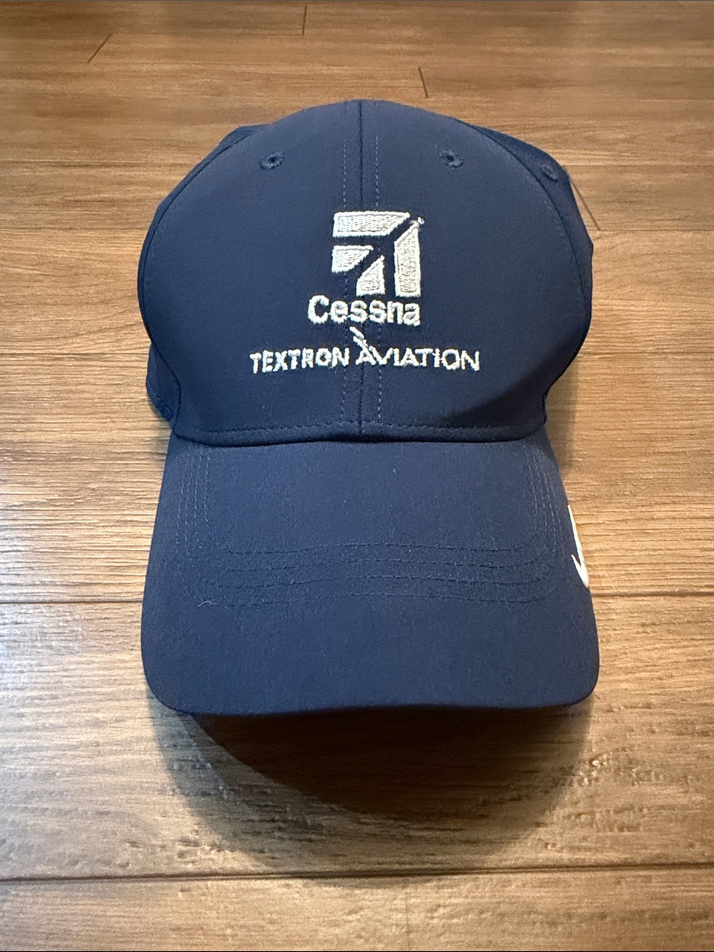 Nike Navy Blue Embroidered Baseball Cap - Textron Aviation